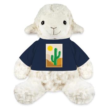 Cactus dans le désert - Mouton en peluche Annika MiniFeet® - bleu marine - Devant