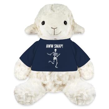 Jambe cassée - Mouton en peluche Annika MiniFeet® - bleu marine - Devant