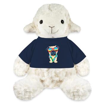 Chill Pug in Shades - MiniFeet® Sheep Annika - french navy - Front