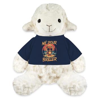 Né pour Briller - Mouton en peluche Annika MiniFeet® - bleu marine - Devant