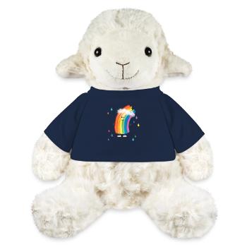 Rudi Regenbogen "bunte Regentropfen" - MiniFeet® Schaf Annika - French Navy - Vorne