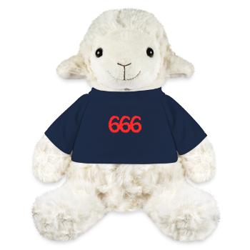 666 Symbol Zahl - MiniFeet® Schaf Annika - French Navy - Vorne