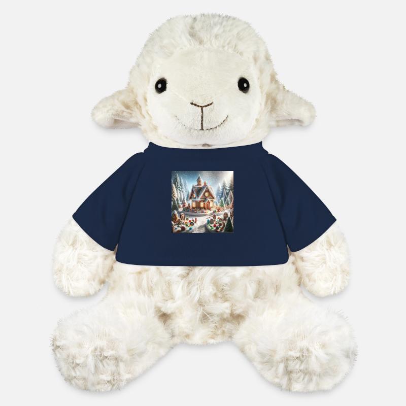 Weihnachtliche Leckereien - Weihnachtsgeschenkidee - MiniFeet® Schaf Annika - French Navy
