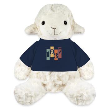 1937 vintage rétro - Mouton en peluche Annika MiniFeet® - bleu marine - Devant