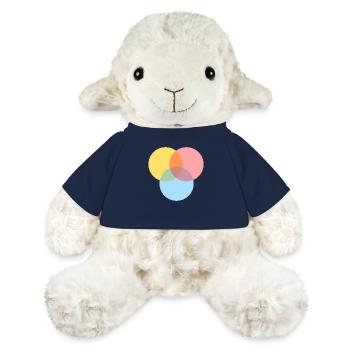 Couleurs de base - Mouton en peluche Annika MiniFeet® - bleu marine - Devant