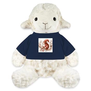 Écureuil - Mouton en peluche Annika MiniFeet® - bleu marine - Devant