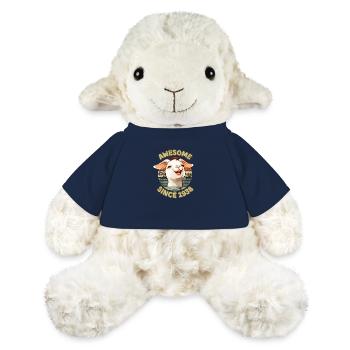 awesome Since 1938 - Humor 1938 Birthday Gift - MiniFeet® Sheep Annika - french navy - Front
