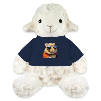 Hamster mit brille, flirt, lustiger hamster - MiniFeet® Schaf Annika - French Navy - Vorne