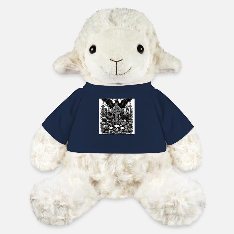 Gothic easter themed art - MiniFeet® Sheep Annika - french navy
