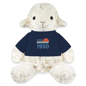 vintage 1930 - Mouton en peluche Annika MiniFeet® - bleu marine - Devant