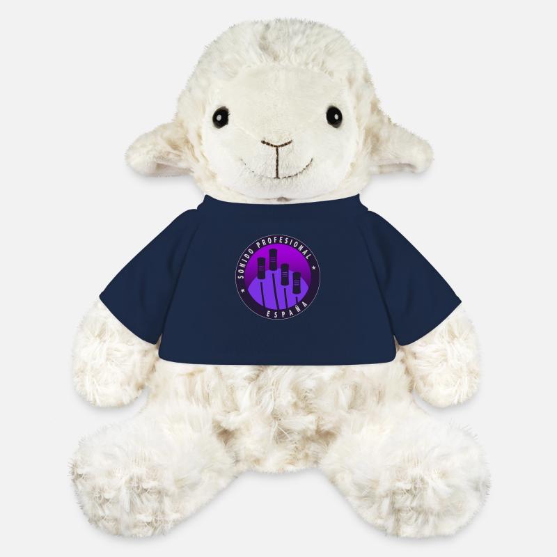 Logo with gradient background. - MiniFeet® Sheep Annika - french navy