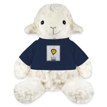 German Art - Oil Eye in Heart Shape - MiniFeet® Sheep Annika - french navy - Front
