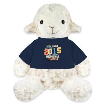 Monat 2015. Geburtstagsgeschenk 2015. 9 Jahre alt Geburt - MiniFeet® Schaf Annika - French Navy - Vorne