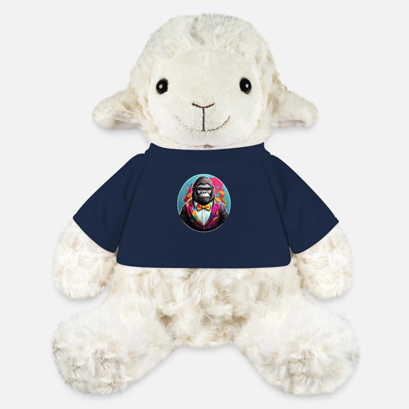 Lustiges Comic Gorilla - MiniFeet® Schaf Annika - French Navy