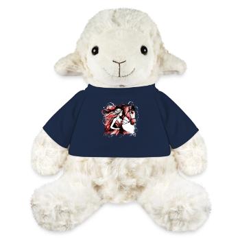 Flowers Women girl fashion design art female style - MiniFeet® Sheep Annika - french navy - Front