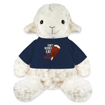 Ne vous inquiétez pas Mangez une boule de cornet de crème glacée d’été - Mouton en peluche Annika MiniFeet® - bleu marine - Devant