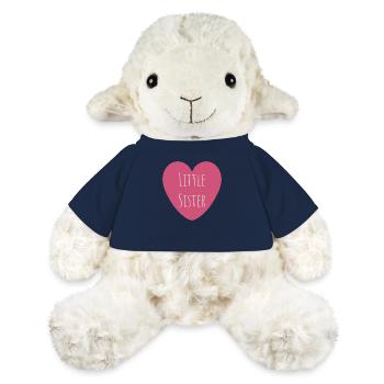 Kleine Schwester | Rosa Herz - MiniFeet® Schaf Annika - French Navy - Vorne