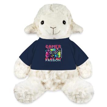 GAMER, Joue ma Passion, Maître du Jeu - Mouton en peluche Annika MiniFeet® - bleu marine - Devant