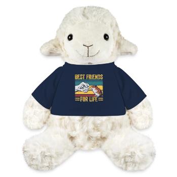 Amitié pour la vie avec les hamsters - Mouton en peluche Annika MiniFeet® - bleu marine - Devant