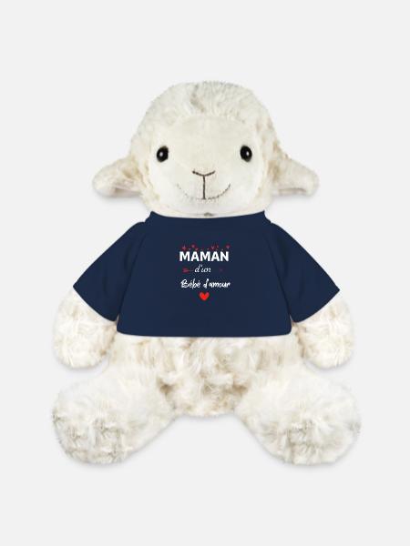 Mom of a Love Baby - Matching Baby - MiniFeet® Sheep Annika - french navy