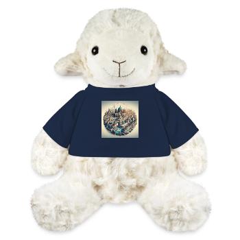 Berlin City - Mouton en peluche Annika MiniFeet® - bleu marine - Devant