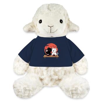 Sushi Katzen – Niedliches Japanisches Katzen-Desig - MiniFeet® Schaf Annika - French Navy - Vorne