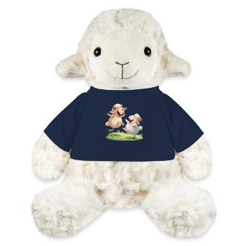 Fröhliches Schaf-Duo - MiniFeet® Schaf Annika - French Navy - Vorne