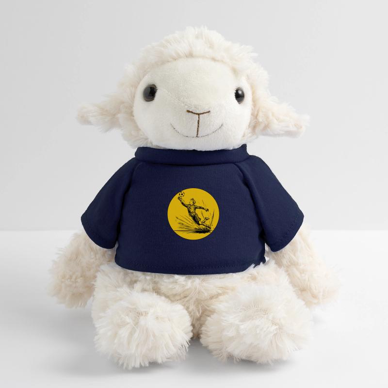 Gardien de but (noir et jaune) Mouton en peluche Annika MiniFeet®