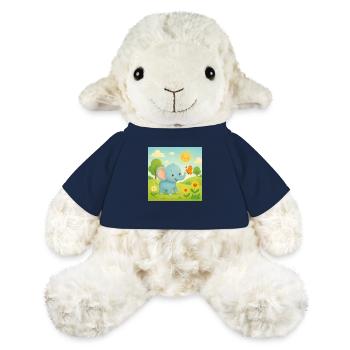 Éléphant - Mouton en peluche Annika MiniFeet® - bleu marine - Devant