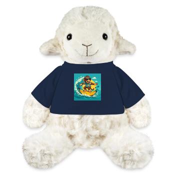 Surfing Monkey – Tropical Banana Vibes - MiniFeet® Sheep Annika - french navy - Front