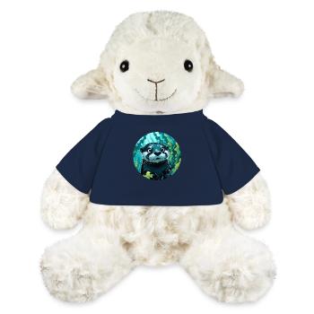 niedlicher Otter - rund - MiniFeet® Schaf Annika - French Navy - Vorne