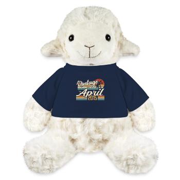 April 2015 Geburtstag Vintage Geschenkidee 2015 - MiniFeet® Schaf Annika - French Navy - Vorne