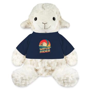 Wave rider Kitesurf Design - Mouton en peluche Annika MiniFeet® - bleu marine - Devant