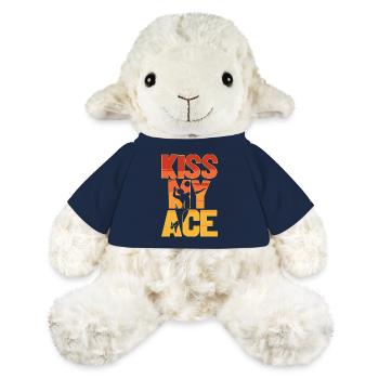 Kiss my ace cool cooler Volleyball Spruch englisch - MiniFeet® Schaf Annika - French Navy - Vorne