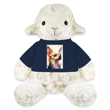 Chihuahua Techichi Dog Watercolor Dogs - MiniFeet® Sheep Annika - french navy - Front