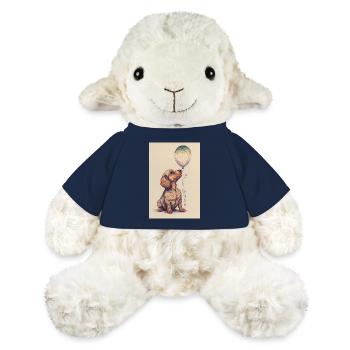 Teckel Dachshund Ballon Chien - Mouton en peluche Annika MiniFeet® - bleu marine - Devant