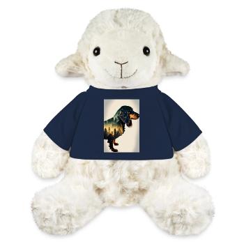 Dachshund Dog Forest - MiniFeet® Sheep Annika - french navy - Front