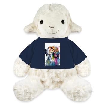 Beagle Hund Watercolor Dog - MiniFeet® Sheep Annika - french navy - Front