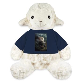 Loutre Loutre de mer Animal - Mouton en peluche Annika MiniFeet® - bleu marine - Devant