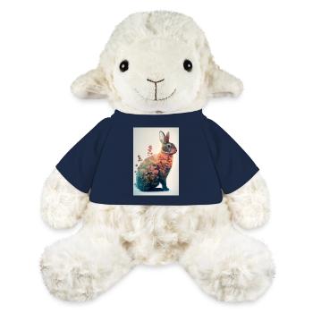 Lapin lapin animal animal de compagnie fleur de lapin - Mouton en peluche Annika MiniFeet® - bleu marine - Devant