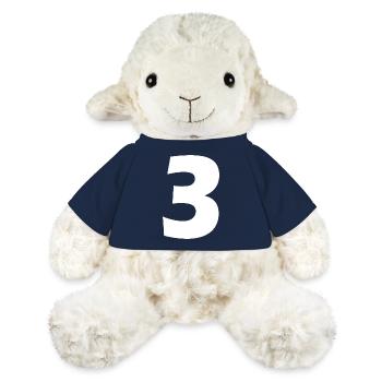 3 - Mouton en peluche Annika MiniFeet® - bleu marine - Devant