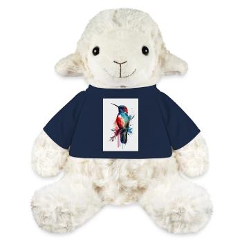 Hummingbird Hummingbird Bird Hummingbird Animal Watercolor - MiniFeet® Sheep Annika - french navy - Front