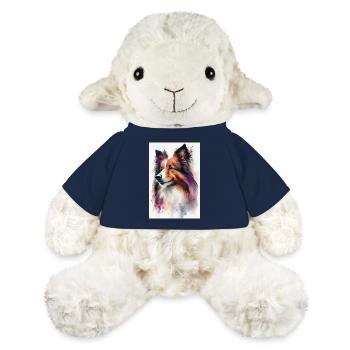 Shetland Sheepdog Dog Watercolors - MiniFeet® Schaf Annika - French Navy - Vorne