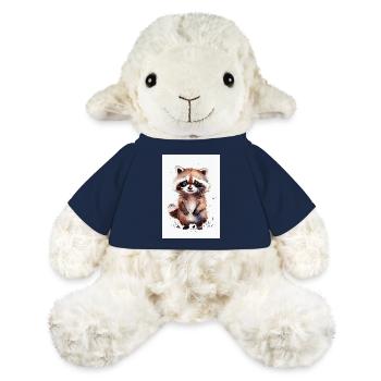Waschbär Watercolor - MiniFeet® Schaf Annika - French Navy - Vorne