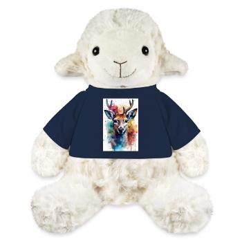 Reh Hirsch Jäger Tier Watercolor - MiniFeet® Sheep Annika - french navy - Front
