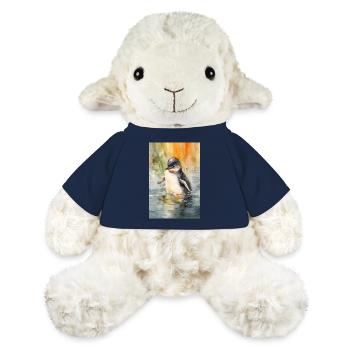 Pingouin Pingouins Animal Coloré - Mouton en peluche Annika MiniFeet® - bleu marine - Devant