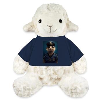 Suricate Animal Erdmann Police - Mouton en peluche Annika MiniFeet® - bleu marine - Devant