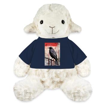Corbeau Corbeau Corbeau Oiseau Animal Chine - Mouton en peluche Annika MiniFeet® - bleu marine - Devant
