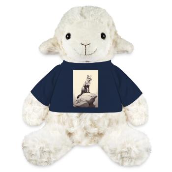 Renard Renard Animal - Mouton en peluche Annika MiniFeet® - bleu marine - Devant