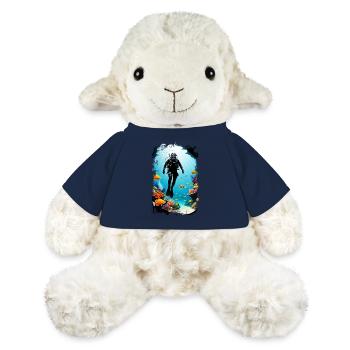plongée sous marine - Mouton en peluche Annika MiniFeet® - bleu marine - Devant